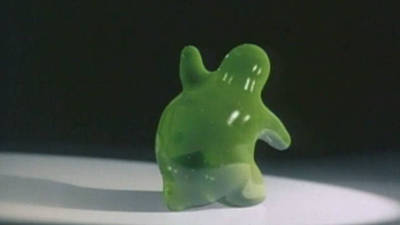 Shows a picture of flubber from the movie flubber